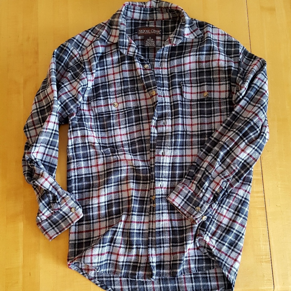 Men's flannel moose creek button down